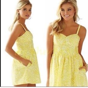 Lilly Pulitzer Christine dress sea cups print